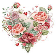 Load image into Gallery viewer, Diamond Painting - Full Round - love rose herb (30*30CM)