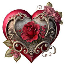 Load image into Gallery viewer, Diamond Painting - Full Round - love rose herb (30*30CM)