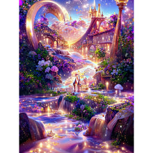 Load image into Gallery viewer, Diamond Painting - Full Round - fantasy castle (30*40CM)