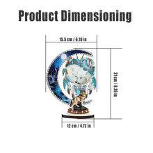 Load image into Gallery viewer, DIY Table Ornament Art Crafts Wooden Desk Diamonds Wolf Kids Gift (BJ017)