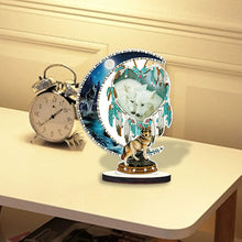 Load image into Gallery viewer, DIY Table Ornament Art Crafts Wooden Desk Diamonds Wolf Kids Gift (BJ017)