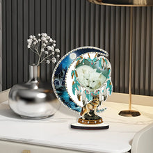 Load image into Gallery viewer, DIY Table Ornament Art Crafts Wooden Desk Diamonds Wolf Kids Gift (BJ017)