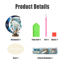 Load image into Gallery viewer, DIY Table Ornament Art Crafts Wooden Desk Diamonds Wolf Kids Gift (BJ017)