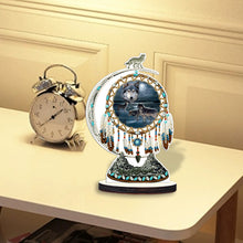 Load image into Gallery viewer, DIY Table Ornament Art Crafts Wooden Desk Diamonds Wolf Kids Gift (BJ027)