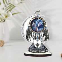 Load image into Gallery viewer, DIY Table Ornament Art Crafts Wooden Desk Diamonds Wolf Kids Gift (BJ030)