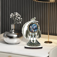 Load image into Gallery viewer, DIY Table Ornament Art Crafts Wooden Desk Diamonds Wolf Kids Gift (BJ030)