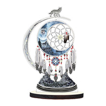 Load image into Gallery viewer, DIY Table Ornament Art Crafts Wooden Desk Diamonds Wolf Kids Gift (BJ031)