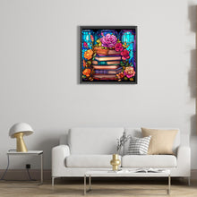Load image into Gallery viewer, Diamond Painting - Full Round - book art glass art (30*30CM)