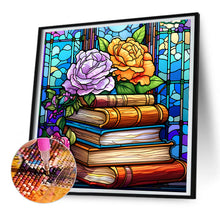 Load image into Gallery viewer, Diamond Painting - Full Round - book art glass art (30*30CM)