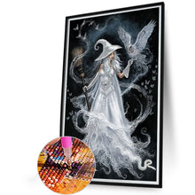 Load image into Gallery viewer, AB Diamond Painting - Full Round - white witch (40*60CM)