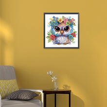 Load image into Gallery viewer, Diamond Painting - Partial Special Shaped - owl (30*30CM)