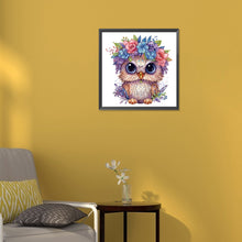 Load image into Gallery viewer, Diamond Painting - Partial Special Shaped - owl (30*30CM)