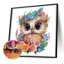 Load image into Gallery viewer, Diamond Painting - Partial Special Shaped - owl (30*30CM)