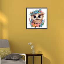 Load image into Gallery viewer, Diamond Painting - Partial Special Shaped - owl (30*30CM)
