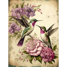 Load image into Gallery viewer, Diamond Painting - Full Round - Yellowed diary of double tits (30*40CM)