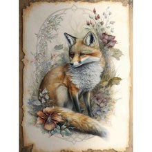 Load image into Gallery viewer, Diamond Painting - Full Round - yellowing diary fox (30*40CM)