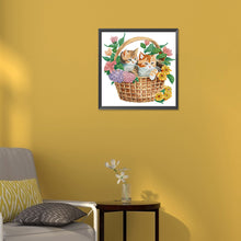 Load image into Gallery viewer, Diamond Painting - Partial Special Shaped - flower basket (30*30CM)