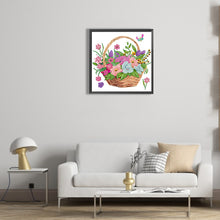 Load image into Gallery viewer, Diamond Painting - Partial Special Shaped - flower basket (30*30CM)