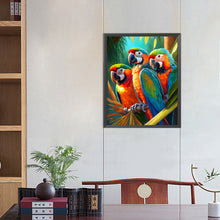 Load image into Gallery viewer, AB Diamond Painting - Full Round - three parrots (40*50CM)