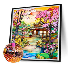 Load image into Gallery viewer, Diamond Painting - Full Round - Glass Art Courtyard (30*30CM)