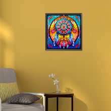 Load image into Gallery viewer, Diamond Painting - Full Round - Glass Art Dream Catcher (30*30CM)
