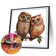 Load image into Gallery viewer, Diamond Painting - Full Round - owl (30*30CM)