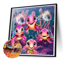 Load image into Gallery viewer, Diamond Painting - Full Round -turtle (30*30CM)