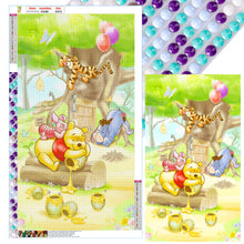 Load image into Gallery viewer, Diamond Painting - Full Round -Winnie the Pooh and his friends (40*70CM)