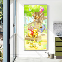 Load image into Gallery viewer, Diamond Painting - Full Round -Winnie the Pooh and his friends (40*70CM)