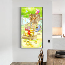 Load image into Gallery viewer, Diamond Painting - Full Round -Winnie the Pooh and his friends (40*70CM)