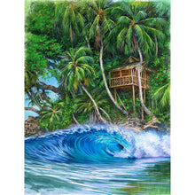 Load image into Gallery viewer, Diamond Painting - Full Round -beach spray (30*40CM)