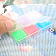 Load image into Gallery viewer, DIY Diamond Painting Wax 2x2cm 30pcs Glue Clay Wax Tool Set(6 Colors Mix)