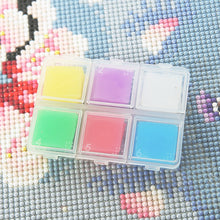 Load image into Gallery viewer, DIY Diamond Painting Wax 2x2cm 30pcs Glue Clay Wax Tool Set(6 Colors Mix)
