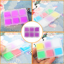 Load image into Gallery viewer, DIY Diamond Painting Wax 2x2cm 30pcs Glue Clay Wax Tool Set(Purple)