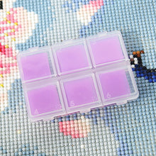 Load image into Gallery viewer, DIY Diamond Painting Wax 2x2cm 30pcs Glue Clay Wax Tool Set(Purple)