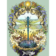 Load image into Gallery viewer, Diamond Painting - Full Round - Birds and Dragonflies (30*40CM)
