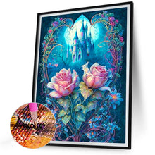Load image into Gallery viewer, Diamond Painting - Full Round - roses and castles (30*40CM)