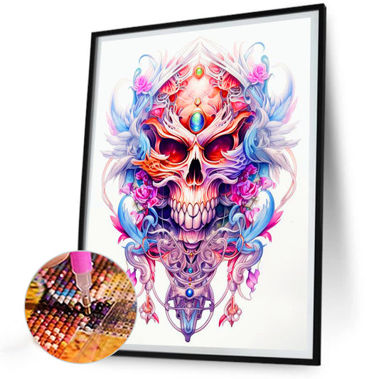 Diamond Painting - Full Round -skull (30*40CM)