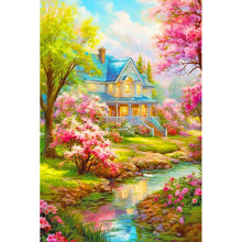 Load image into Gallery viewer, 2pcs Diamond Painting Set - Beautiful beach and manor (40*60CM)