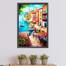 Load image into Gallery viewer, 2pcs Diamond Painting Set - Beautiful beach and manor (40*60CM)