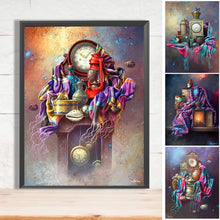 Load image into Gallery viewer, 4pcs Diamond Painting Set - Oil painting interlining clock (30*40CM)