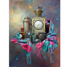 Load image into Gallery viewer, 4pcs Diamond Painting Set - Oil painting interlining clock (30*40CM)