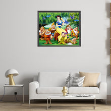 Load image into Gallery viewer, Diamond Painting - Full Round - snow white and the seven dwarfs (55*45CM)
