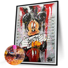 Load image into Gallery viewer, Diamond Painting - Full Round - Mickey Mouse Crime Photoshoot (30*40CM)