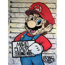 Load image into Gallery viewer, Diamond Painting - Full Round - mario crime photo (30*40CM)