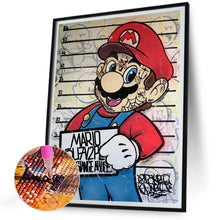 Load image into Gallery viewer, Diamond Painting - Full Round - mario crime photo (30*40CM)