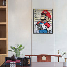 Load image into Gallery viewer, Diamond Painting - Full Round - mario crime photo (30*40CM)