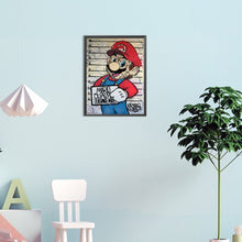 Load image into Gallery viewer, Diamond Painting - Full Round - mario crime photo (30*40CM)