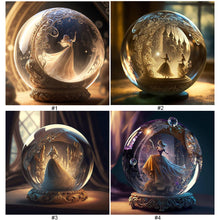Load image into Gallery viewer, 4pcs Diamond Painting Set - crystal ball princess (40*40CM)