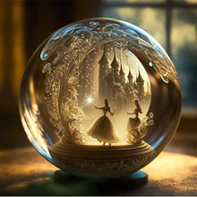 Load image into Gallery viewer, 4pcs Diamond Painting Set - crystal ball princess (40*40CM)